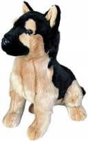 Maskotka Piesek Owczarek Niemiecki Siedzący DUBI - 28cm Dubi