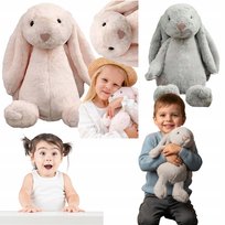 MASKOTKA PLUSZAK DUZY PLUSZOWY KROLIK XXL 45 CM KROLICZEK BUGS DLUGIE USZY