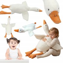 MASKOTKA PLUSZAK GES GASKA PLUSZOWA DUZA XXL 130CM PTAK PRZYTULANKA ZABAWKA