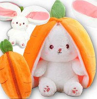 MASKOTKA PLUSZAK KRÓLIK KRÓLICZEK MARCHEWKA PRZYTULANKA zabawka DUŻA 34cm