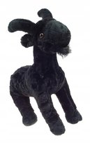 MASKOTKA PLUSZAK PRZYTULANKA ZABAWKA DUŻA CZARNA OWCA KOZA XXL 40 cm