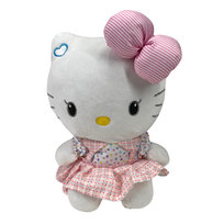 Maskotka Pluszowa Hello Kitty Kolorowa Sukienka 40x30x20 cm