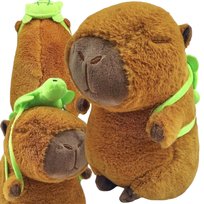 Maskotka Pluszowa Kapibara z Żółwikiem 31cm Capybara z Plecakiem