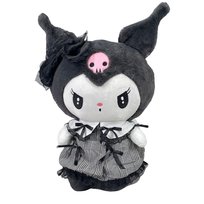 Maskotka Pluszowa Kuromi Szara Kokardka 35x27x19 cm