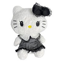 Maskotka Pluszowa Pluszak Hello Kitty Czarna Sukienka 40cm