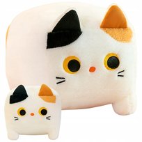 Maskotka Pluszowa Pluszak Kotek Kwadratowy Kot Przytulanka 25 cm