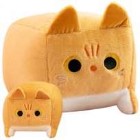 Maskotka Pluszowa Pluszak Kotek Kwadratowy Kot Przytulanka 35 cm
