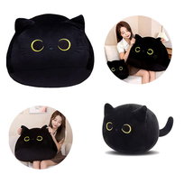 Maskotka Poduszka Czarny Kot 40X25Cm