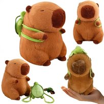 Maskotka Przytulanka Pluszowa Kapibara Z Plecakiem 30Cm Dzień Dziecka