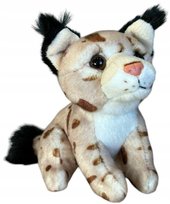 Maskotka Ryś Siedzący Ziki DUBI - 14cm Dubi