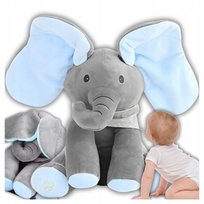 MASKOTKA SLON SLONIK INTERAKTYWNY ZABAWKA PLUSZAK PRZYTULANKA AKUKU DUZY XL