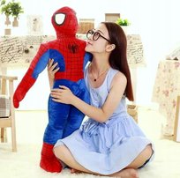 MASKOTKA SPIDERMAN PLUSZOWA PRZYTULANKA SUPERBOHATER CZŁOWIEK PAJĄK 75CM