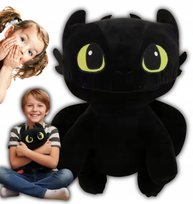 Maskotka Szczerbatek czarny 31 cm Jak wytresować smoka dla dzieci czarna