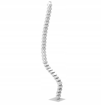 Maskownica do kabli kręgosłup kablowy biały 132,5 cm - FITBERG