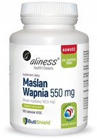 Maślan wapnia 550 mg (bez sodu) x 100 tab. matrycowych suplement || Aliness
