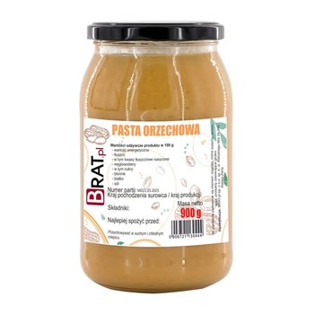 Masło orzechowe 100% Peanut Butter Smooth 900g - Brat