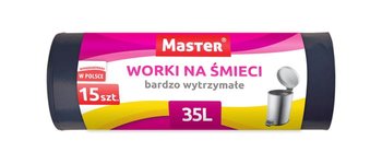 Master Bardzo Wytrzymałe Worki Na Śmieci 35L 15 Sztuk - MASTER