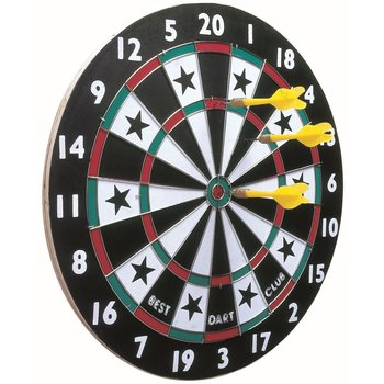 Master Darts, Dart kartonowy śr. 38cm i 6 rzutek - Master Darts