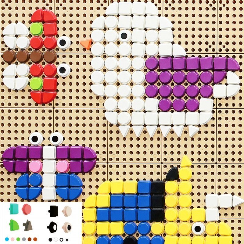Masterkidz, geometryczne elementy tablic 256 szt