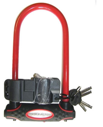 Masterlock, Zapięcie rowerowe, 8195 U-loc, czerwony, 210 mm