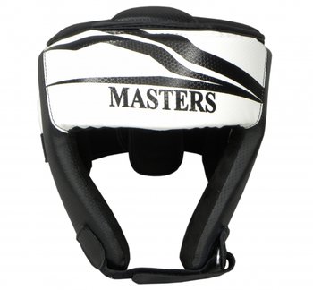 Masters Fight Equipment, Kask bokserski, KT-Crystal, czarno-biały, rozmiar L - Masters Fight Equipment