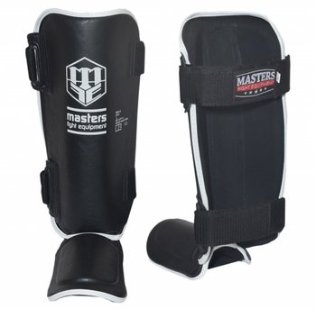 Masters Fight Equipment, Ochraniacze piszczeli i stopy, NS-4, czarny, rozmiar S - Masters Fight Equipment