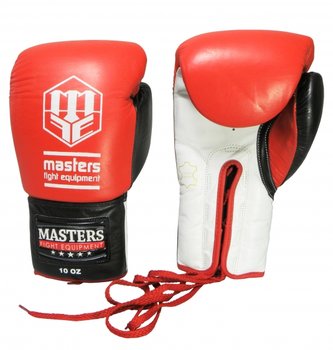 Masters Fight Equipment, Rękawice bokserskie, RBT-600, czerwony, rozmiar 8  - Masters Fight Equipment