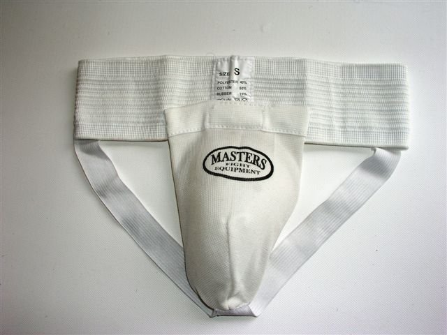 Фото - Захист для єдиноборств Masters, Ochraniacze krocza, S-20, biały, rozmiar XL