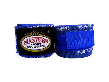 Masters, Taśmy bokserskie bawełniane, BB1-3N1, niebieski - Masters Fight Equipment