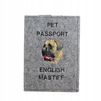 Mastif angielski Haftowany pokrowiec na paszport - Inna marka