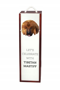 Mastif tybetański geometryczny Pudełko na wino - Inna marka