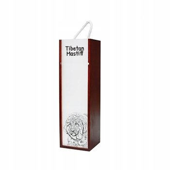Mastif tybetański Pudełko na wino z grafiką - Inna marka