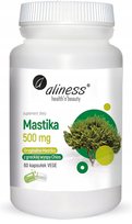 Mastika sproszkowana żywica Pistacia lentiscus 500mg x 60 caps || Aliness