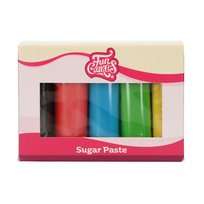 Masy cukrowe PODSTAWOWE KOLORY - Essential Colours FunCakes, zestaw 5 x 100 g FunCakes