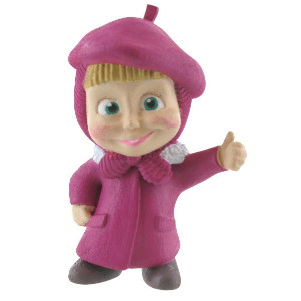 Masza i Niedźwiedź, figurka Masza malarka