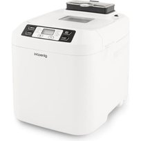 Maszyna do pieczenia chleba HKOENIG - BAKE340 - 12 programów - 3 poziomy pieczenia - Do 800g chleba - 550W - Biały HKoenig