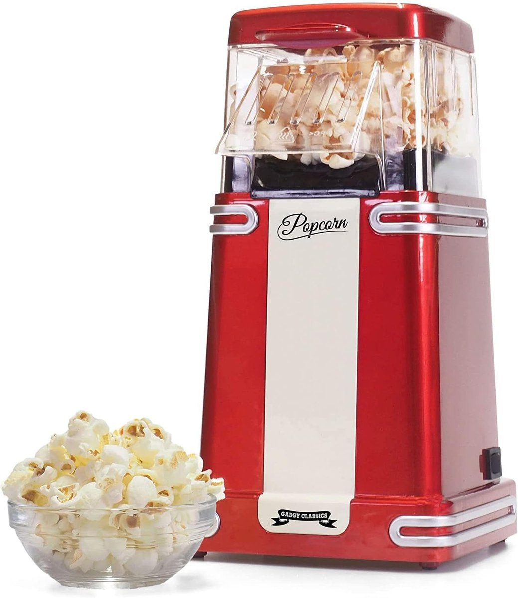 MASZYNA DO POPCORNU RETRO 1200W BEZT USZCZOWA GOR CE POWIETRZE Inna maszyna-do-popcornu-retro-1200w-bezt-uszczowa-gor-ce-powietrze-inna