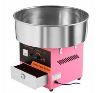 Maszyna do Waty Cukrowej Elektryczna 1400W WYDAJNA RÓŻOWA