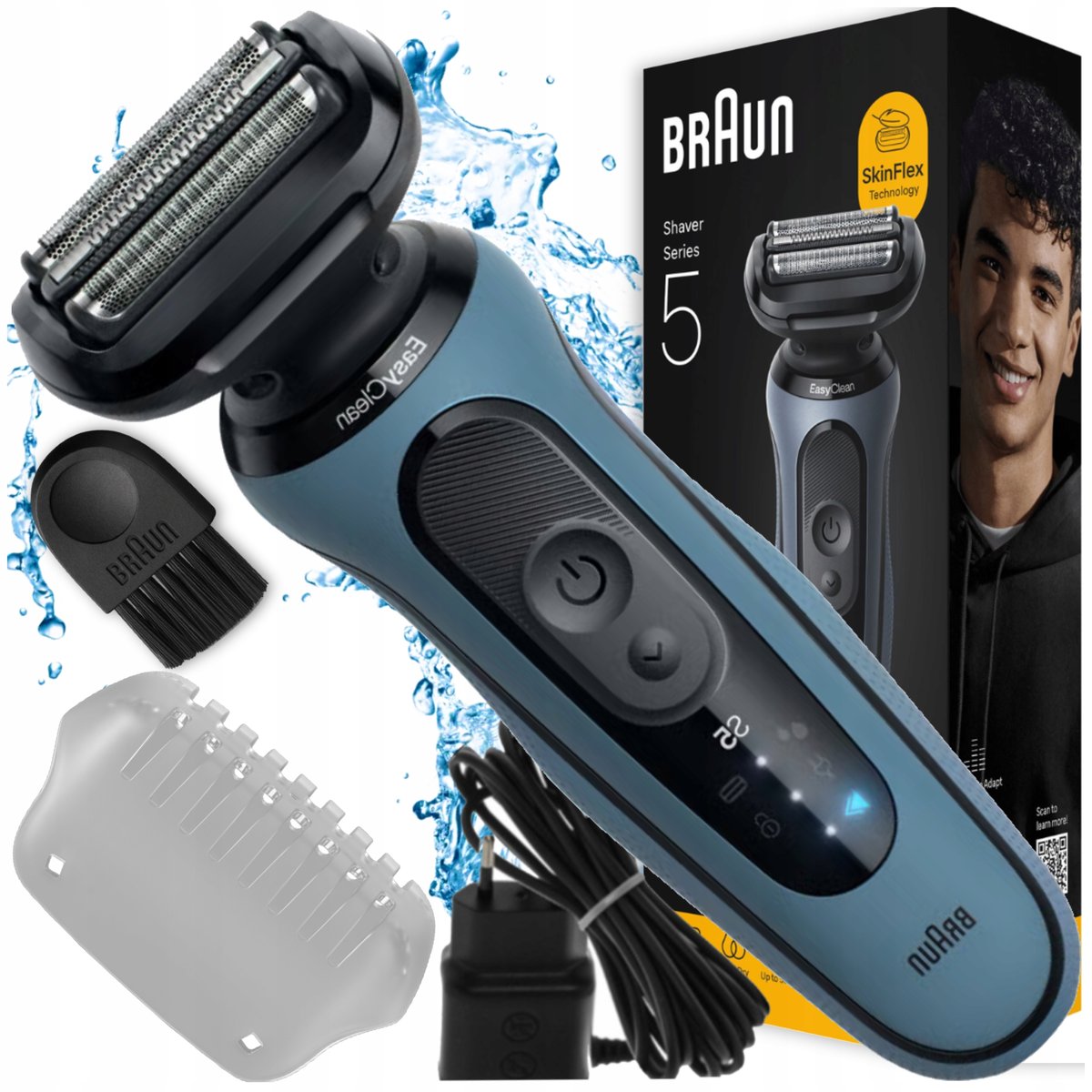 Empik Maszynka do Golenia Braun Golarka Foliowa Trymer do Zarostu Brody Męska