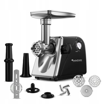 Maszynka do mielenia mięsa TurboTronic do kiełbasy pierników akcesoria 3 sita moc 2000W Czarna - TurboTronic