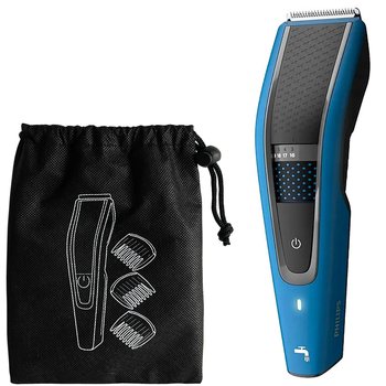 Maszynka do strzyżenia PHILIPS HC5612/15 - czarna bezprzewodowa 28 długości cięcia etui wodoodporna DualCut - Philips