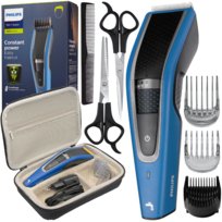 Maszynka do strzyżenia PHILIPS HC5612/15 - czarna z etui i zestawem fryzjerskim strzyżenie włosów bezprzewodowa 28 długości Philips