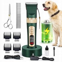 MASZYNKA DO STRZYŻENIA PSÓW PROFESJONALNA BEZPIECZNY TRYMER DLA PSA CICHY