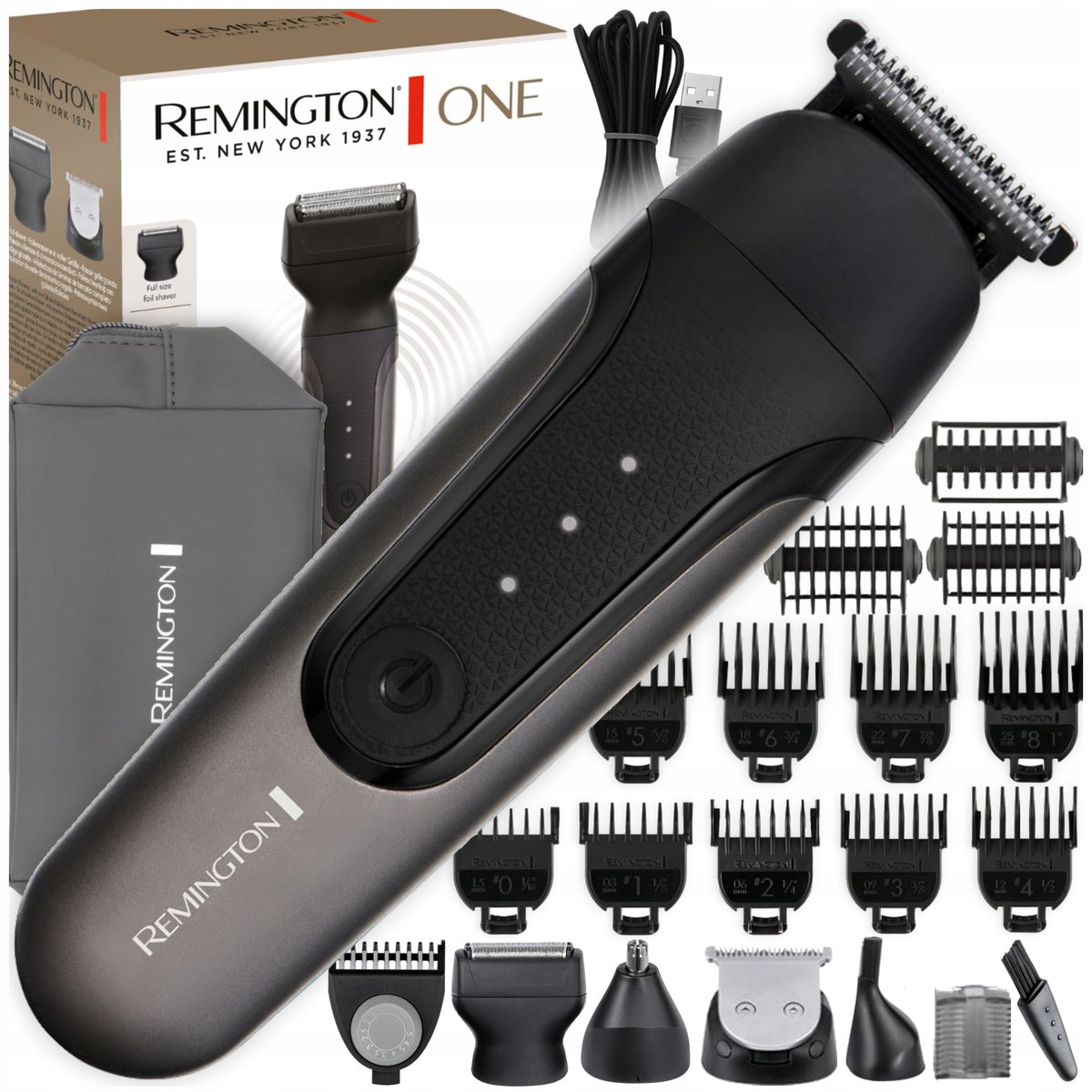 Empik Męski Maszynka Do Strzyżenia Włosów Remington Trymer Golarka Do Brody