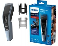 Maszynka do włosów PHILIPS HC3530/15 - bezprzewodowa trymer do brody 13 ustawień długości 75min akumulatorowa Trim-n-Flow DualCut