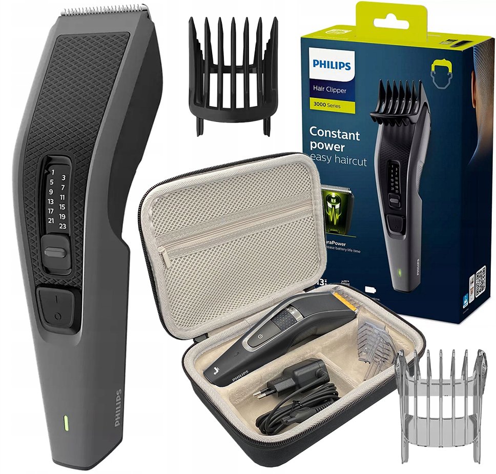 Maszynka Philips HC3525/15 + Etui na maszynki i golarki czarne ...