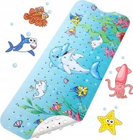 MATA ANTYPOŚLIZGOWA DO WANNY DLA DZIECI 100x40cm do łazienki kolorowa Inna marka