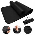 Mata do ćwiczeń fitness gruba uchwyt 183x61x0,8 - Fitness Star