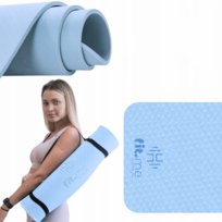 Mata Do Ćwiczeń Joga Fitness Antypoślizgowa TPE Fit.me