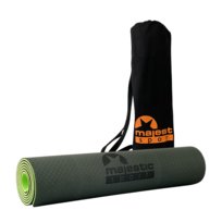 Mata do ćwiczeń Majestic Yoga 183x61x0,6 cm zielona